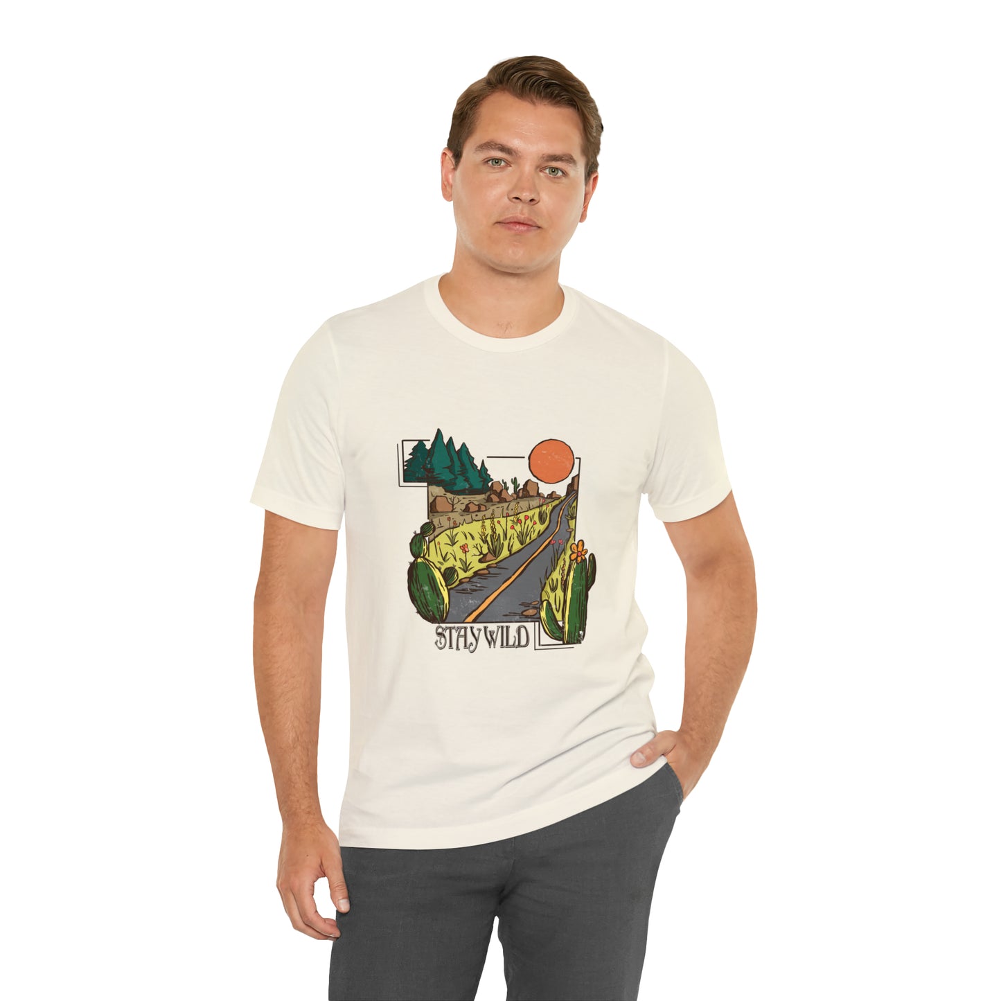 Stay Wild Unisex Jersey Short Sleeve Tee