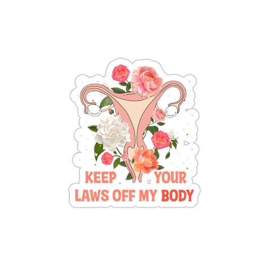 Womens rights Die-Cut Stickers indoor outdoor car sticker