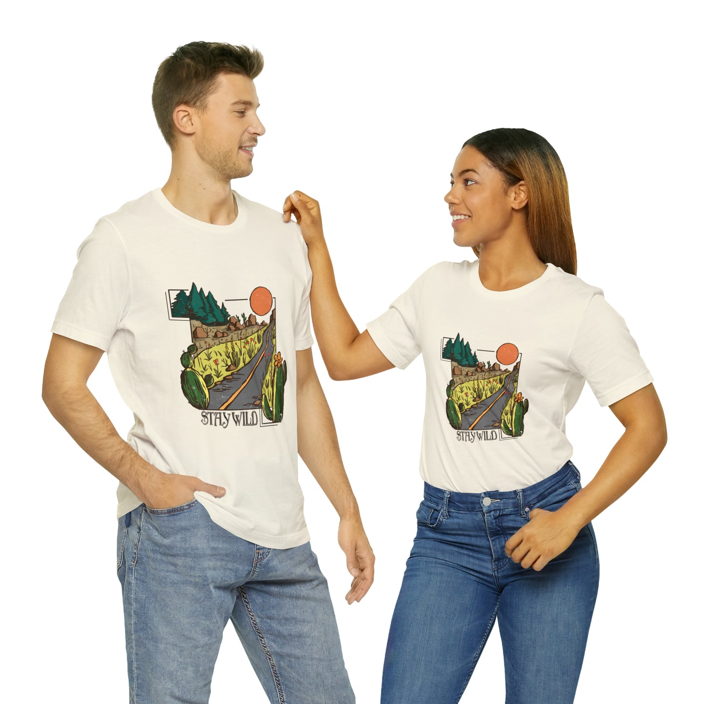 Stay Wild Unisex Jersey Short Sleeve Tee