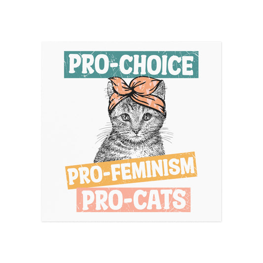 Square Magnet pro feminism pro choice
