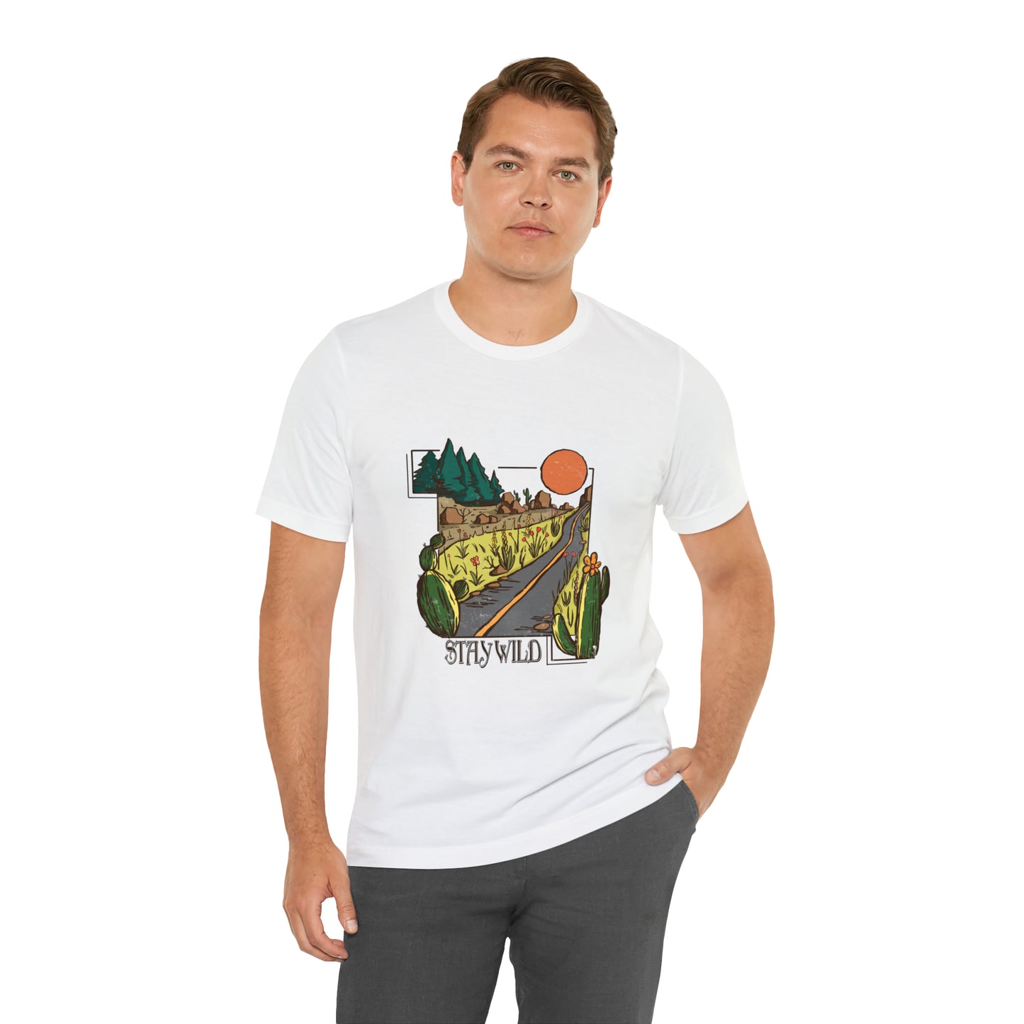 Stay Wild Unisex Jersey Short Sleeve Tee