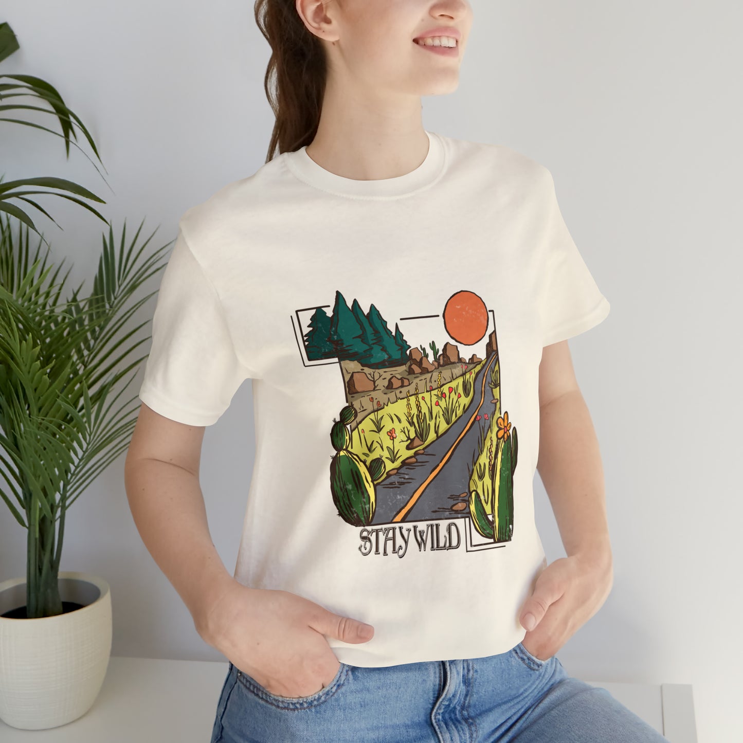 Stay Wild Unisex Jersey Short Sleeve Tee