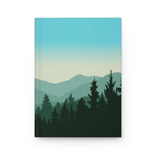 6x8 Forest style Hardcover Journal Matte