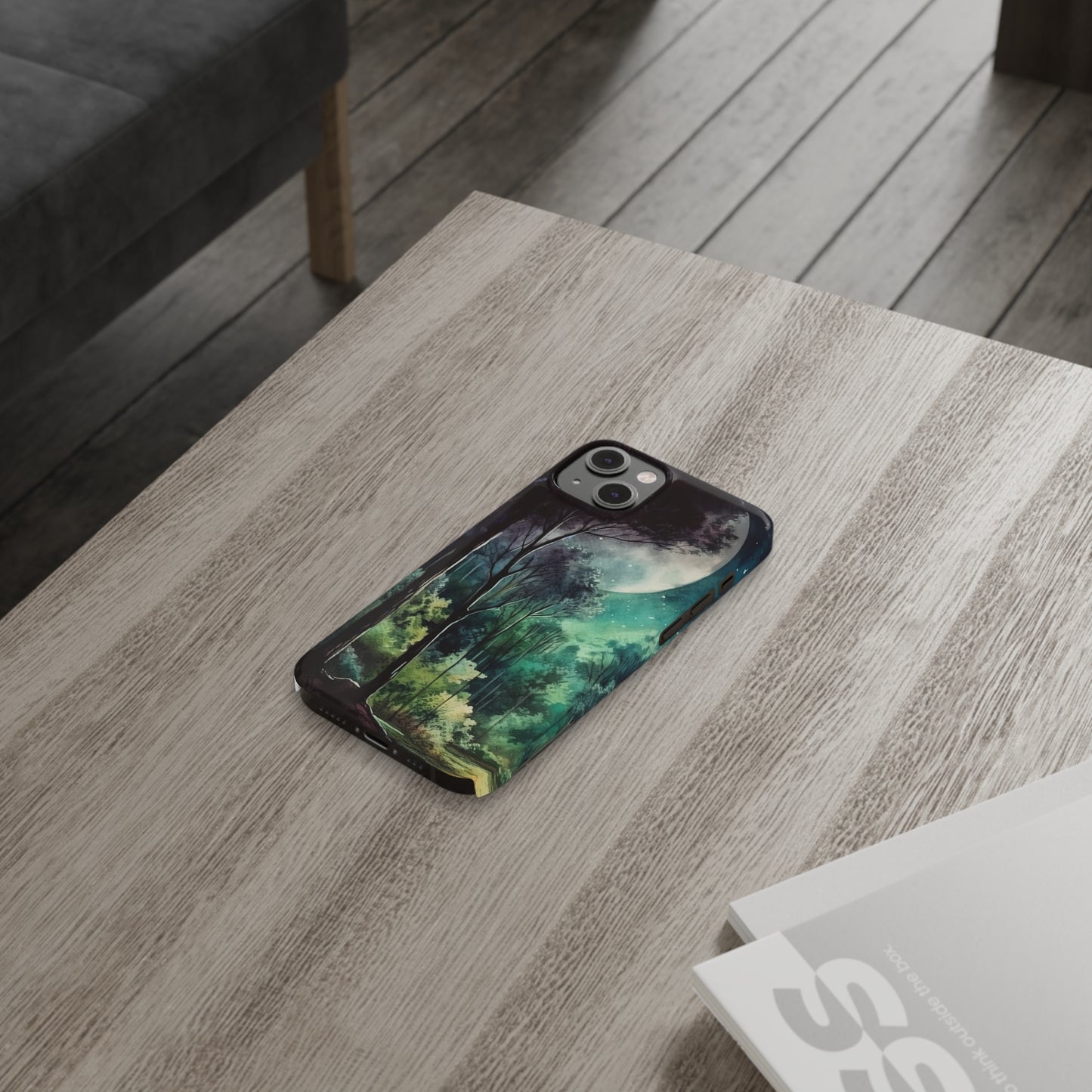 Green forest Slim Phone Case