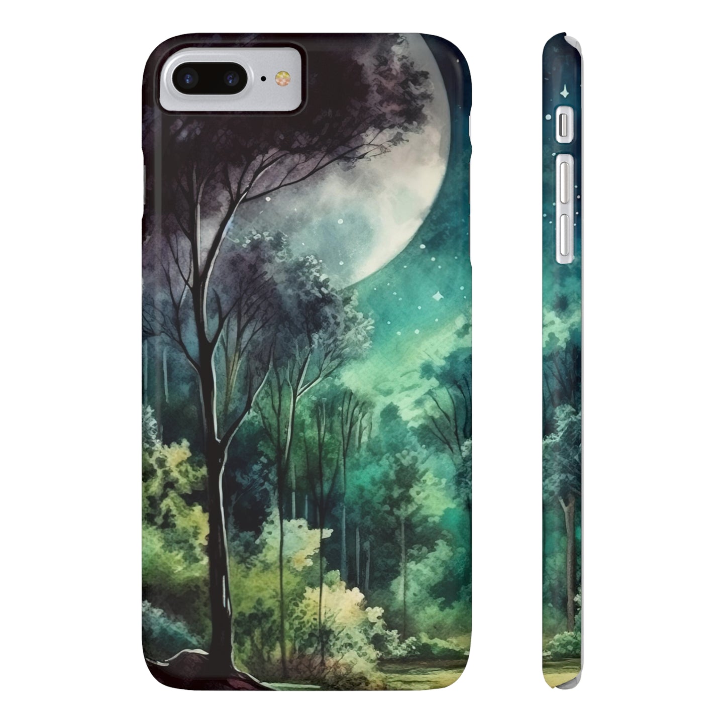 Green forest Slim Phone Case